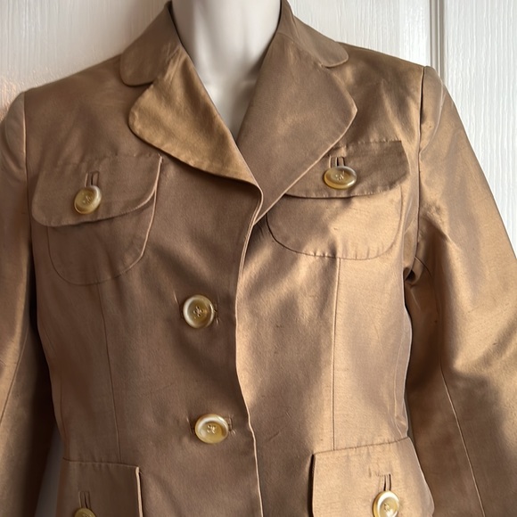 Banana Republic Raw Silk Jacket with Lining - Picture 3 of 9